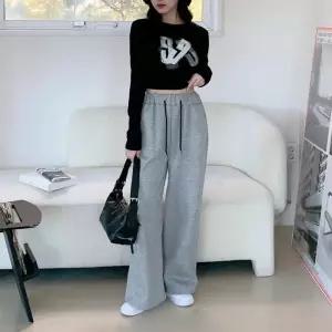 [다잇템]여자 트랙수트 허리밴드 FW 넓은 보온 팬츠 (11768734A)