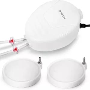 올루시 사일런트 수족관 에어 펌프 최대 600갤런 어항 수경 버킷 시스템 침실 버블 월을 위한 스톤 항공사