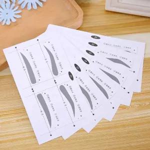 타투가이드 눈썹문신 눈썹가이드 눈썹모양 스티커 눈썹그리기