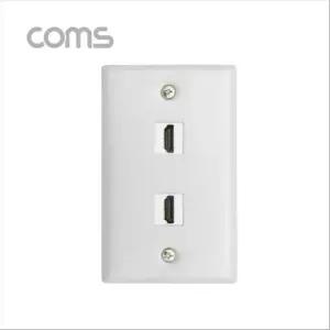 hdmi f 월 플레이트 2port wall plate 알루 nd822 coms