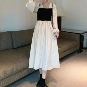 여성 프릴 셔츠 치마 여성옷 하객 봄 롱 나시 무드 원피스 여성정장