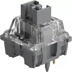 기계식 게이밍 키보드를 위한 방진 스템이 장착된 Akko V3 실버 프로 키보드 스위치 5핀 리니어 프리루브