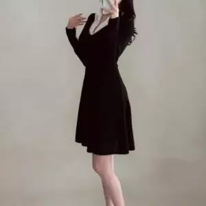 [신상오픈런]여성용 사랑스러운 레이어드 미니 원피스 플레어 셔츠 (42003764)