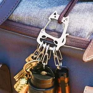 [셀러에이드]고양이 카라비너키링 바지 벨트 키링 가방꾸미기 백참 백꾸