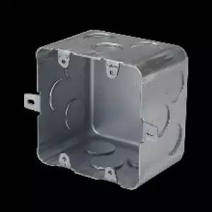 전기 철 매입박스 사각 2개용 75mm 3홀 데크용 스틸 배관 부속 설비