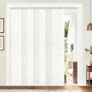 유니샤데스 패널 트랙 블라인드 슬라이딩 유리 도어용 수직 45 3/4인치에서 82 5/8인치로 확장 가능한 최대