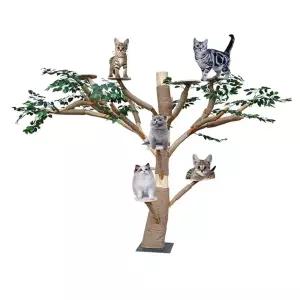 대형 노묘 캣타워 고양이 기둥 실내 벽선반 등반 캣폴