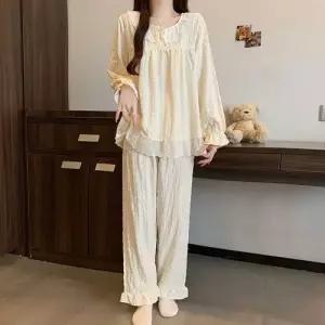 픽호샵 면 춘추 커플 잠옷세트 잠옷 긴팔 캐릭터 겉옷 가능 꾹3