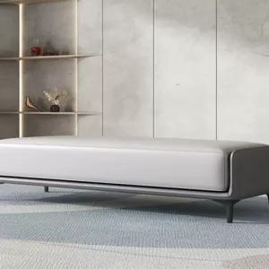 등받이없는 벤치형 쇼파 거실평상 PU 벤치소파 소파