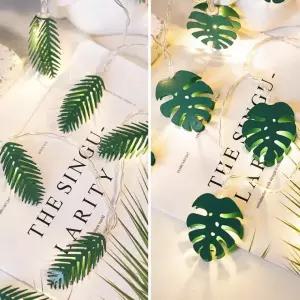 [품질보증] 크리스마스 나뭇잎 LED 전구 2m 3m 줄조명 인테리어 조명 야외전구 캠핑무드등