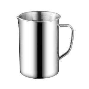 뚜껑이 달린 스테인레스 스틸 주전자 거품 우유 커피 투수 카푸치노 에스프레소 바리스타 컵 라떼