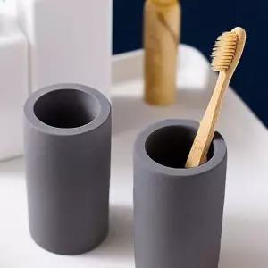 규조토 세라믹 칫솔꽂이 치약 스탠드 전동칫솔 흡수건조 거치대