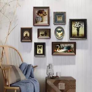 엔틱 액자세트 빈티지 벽장식 웨딩 프레임 포스터