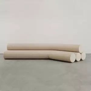 쇼파 패브릭 대형 편한 3인용 원통형 호텔 라운지 인테리어