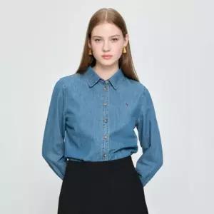 [백화점 정품] 헤지스 레이디스 [25FW] 워싱 면 긴팔셔츠 HSSH5D805