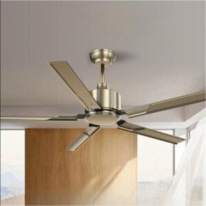 천장실링팬 거실 선풍기 3엽형 정반전 저소음 벽제어6단 52인치 서큐라이트 고동색 회전