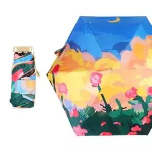 채움하우스 아트팝 uv차단 초미니 우양산 여름 여자 양산 6단 832735