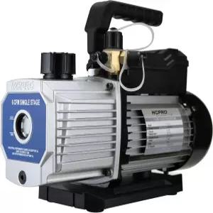 6 CFM 진공 펌프 HVAC AC 냉매 - 110V 단일 스테이지 로터리 베인 에어컨 R410A R22 R134A 미니 스플릿