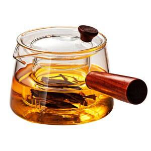 내열유리주전자 티워머세트 티팟 차우리기 꽃차 티팟세트 더큰솔