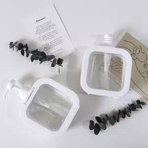 사각 주방 세제 디스펜서 주방세제통 샴푸공병 샴푸통 주방디스펜서 주방세제용 세제통 욕실디스펜서