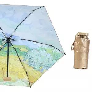 채움하우스 우산 UV차단 윈드 미니양산 양산겸 초미니 골드 832723
