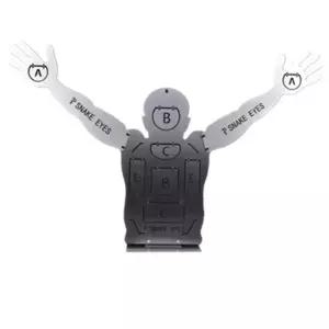 슈팅 연습 스틸 타겟 컨트롤 프리스비 스포츠 과녁