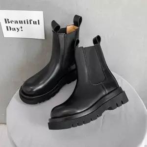 [SBC6HVS]데일리 미들 밴딩 패션첼시부츠 첼시부츠