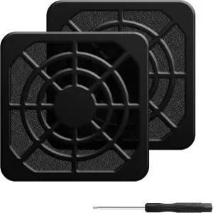 YIMETECO 40mm 팬 필터 방진 커버 2팩 먼지 PC 케이스 그릴 ABS 보호 메쉬 DIY 컴퓨터 팬용 효과적인 (40 *