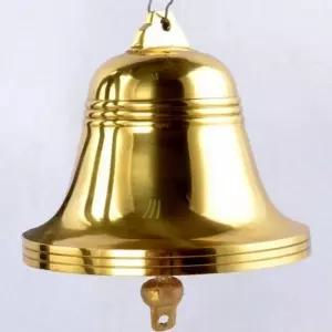 골동품 대형 종 절 도어벨 명상 구리 전통 현관 요가 공예 청동 황동 사찰