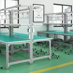 알루미늄 프로파일 작업대 작업 조립대 정전기방지