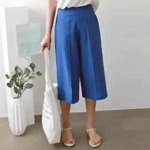 [다잇템]여자 칠부 일상룩 SS 마원단 13색 고무줄 팬츠 (8812266A)