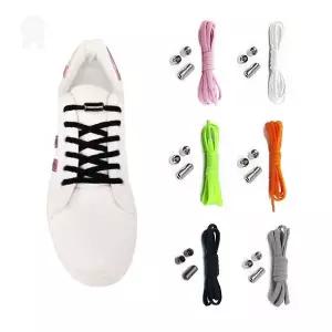 매듭없는 자석 신발끈 클립형 고무줄 운동화끈 캡슐형 스니커즈 레이스 7색