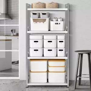 600 4단 올스텐선반 베란다정리 조립식앵글 렉 창고 진열대 짐보관 세탁기장 철제