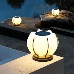 태양광 문주등 야외정원 조명 호박등 주택 예쁜