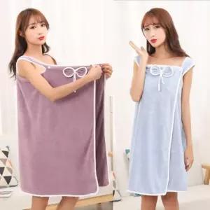 [다잇템]여자 샤워 실내복 재킷 목욕 드레스 가운 (10573489A)