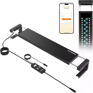 글로우리움 스마트 수족관 조명 블루투스 + WiFi 듀얼 컨트롤 담수 어항 앱 멀티 프리셋 스펙트럼 밝기