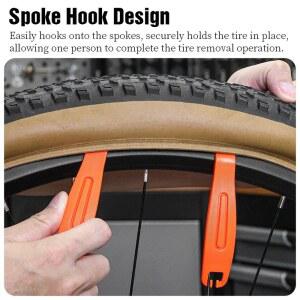 3PCS MTB 타이어 로드 크로우바 바이크 세트 교체 제거 도구 사이클링 프라이 초경량 레버 스푼