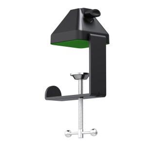 유샤어스 테이블 마운트 클램프 마이크 듀티 / 붐 스탠드용 금속 헤비 2.48인치 데스크탑 6cm 및 암 스탠드 장착 홀더 오버헤드 최대 폰 가능