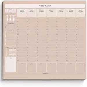 주간 시간별 플래너 메모장 일일 책상 패드 일정 할 일 노트 ADHD 날짜가 표시되지 않은 찢어진 시트 50장