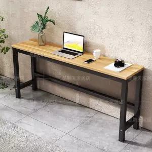 창가 테이블 책상 간이 거실 협탁 탁자 좁고긴 원목