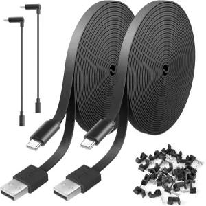 Wyze Cam V4 v3 팬 OG 네스트캠 실내 블링크 아마존 클라우드 카메라 USB-마이크로 USB 내구 충전 및