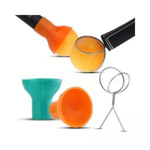 루미나D 해강 파크골프공 집게 회수기 스틸 실리콘 색상랜덤