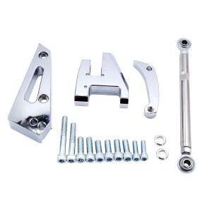 GSKMOTOR 소형 블록 단수 펌프 SWP 키트 크롬 SBC 알터네이터 브래킷