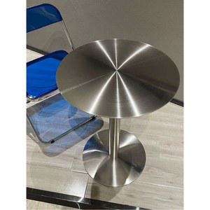 원형바테이블 심플 철제 칵 라운지 테이블 원형 단단한 바테이블 높은책상 40x75 A 카페 창가