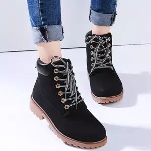 [SBFOI30]워커 레이스업 슈즈 여성신발 키높이