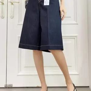 [신상오픈런]여성 캐주얼 면혼합 스판 스티치 5부 청바지 (36231692)