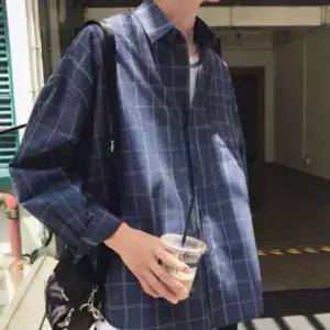 [골드스마일]남자 체크 남방 긴팔 와이셔츠 남성 셔츠 3색 남자남방 남성남방