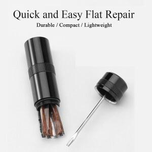 빠른 자전거 긴급 MTB 액세서리 타이어 패치 실란트 튜브리스 키트 줄무늬 도로 수리 드릴 고무 플러그