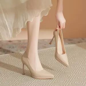 여친 프렌치 스틸레토 구두 하이힐 어울리는 가보시힐녀 펌프스 단화 엘레강스 CH5