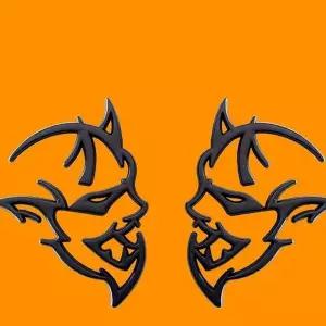 오토바이 엠블럼 스티커 자동차 데코 마크 튜닝 블랙